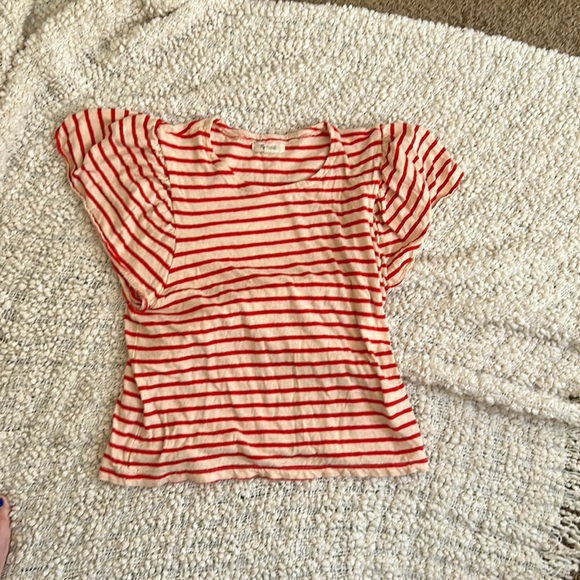 Madewell flutter sleeve tee - Picture 1 of 3